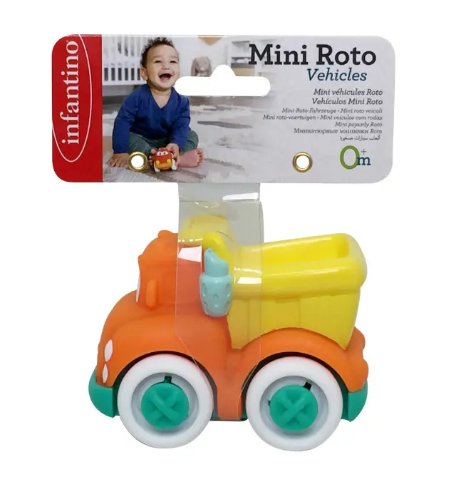 INFANTINO GRIP & ROLL SOFT WHEELS-DUMP TRUCK