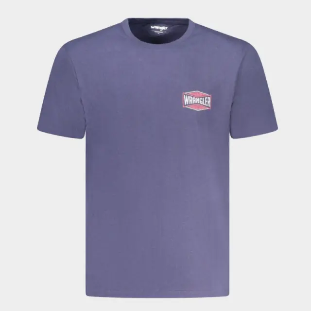T-Shirt Wrangler 112362354_BLNAVY Μπλε - S