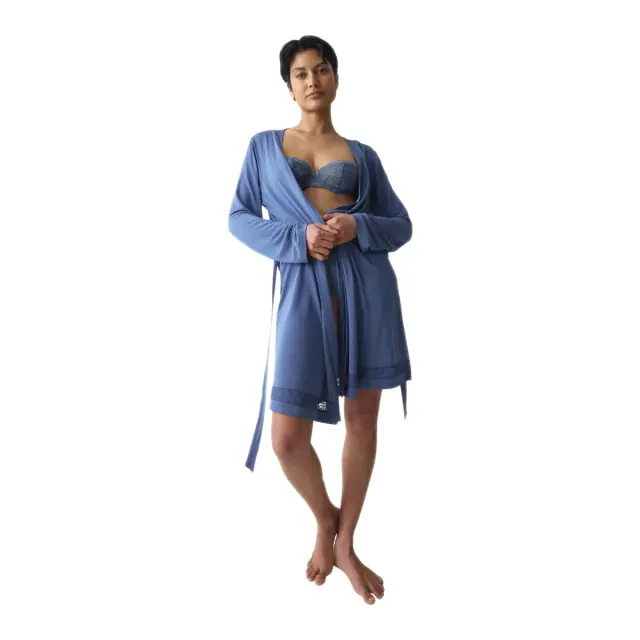 Triumph Γυναικεία Ρόμπα Comfort Allure, Χρώμα Indigo Veil