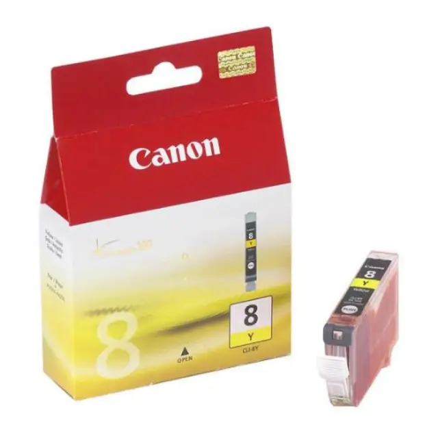 Canon CLI-8 Γνήσιο Μελάνι Εκτυπωτή InkJet Κίτρινο (0623B001)
