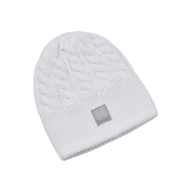 Under Armour Women's Halftime Cable Knit Beanie Άσπρο 1379995-100 (Under Armour) - One Size