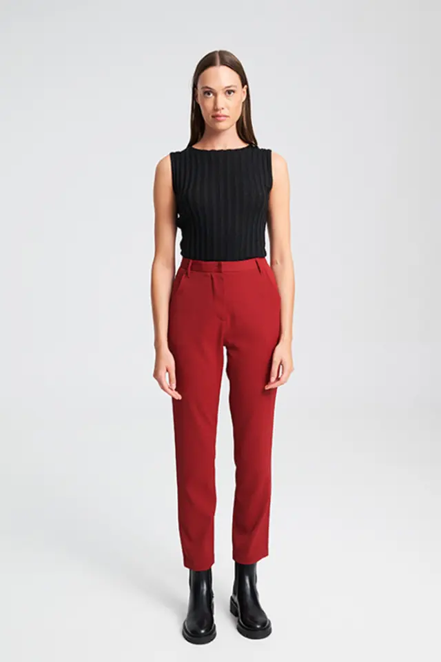 Κομψό Ίσιο Παντελόνι BRIT TROUSERS - XL