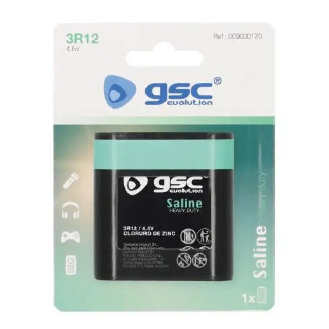 Μπαταρία GSC Saline Heavy Duty 3R12 4.5V (1 τεμ.) N67561