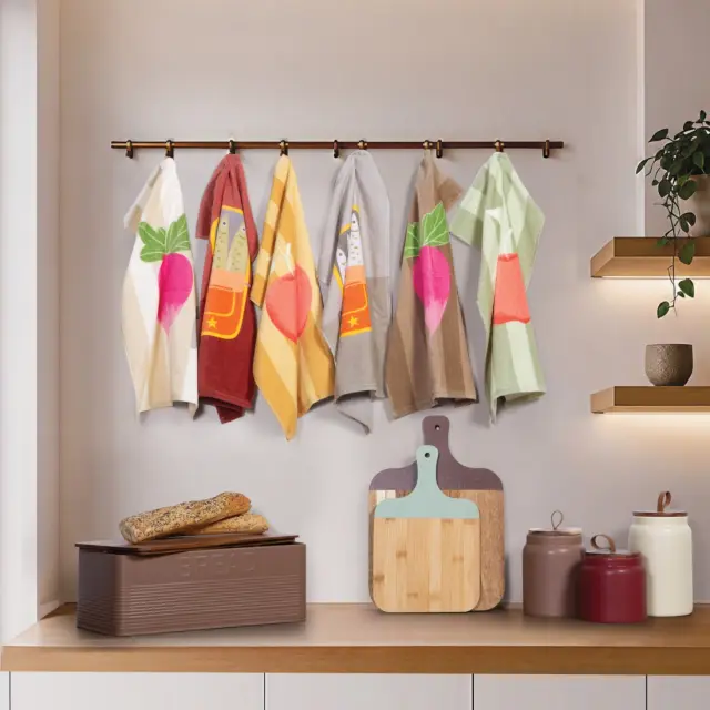 Ποτηρόπανο Βελουτέ Sweet Apple 40x60 Nef Nef Homeware, 100% BAMBAKI - GOLD (040986) 3