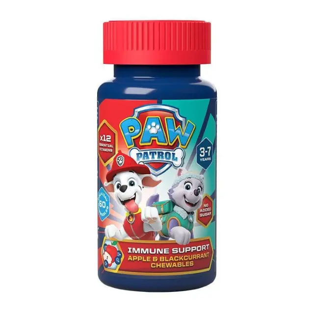 Health Fuel Paw Patrol Immune Support Apple Blackcurrant 60 μασώμενες ταμπλέτες