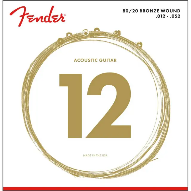 Fender 70L AuriSonic Bronze 80/20 Xορδές Ακουστικής Κιθάρας 12-52