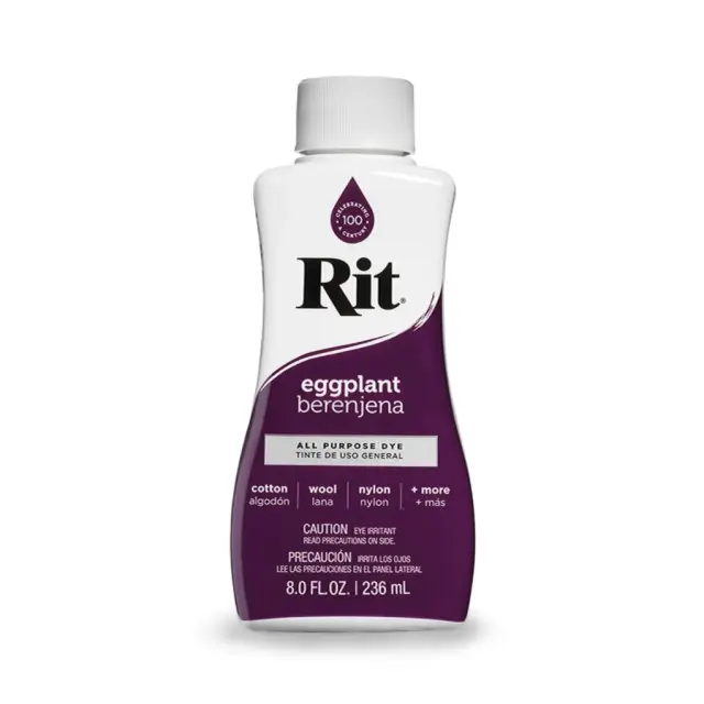 RIT DYE Liquid All-Purpose Βαφή Υφασμάτων – Eggplant 236ml