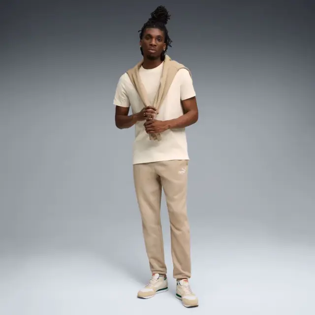 Puma Essentials Fleece Sweatpants (682607-55) - Μπέζ 3