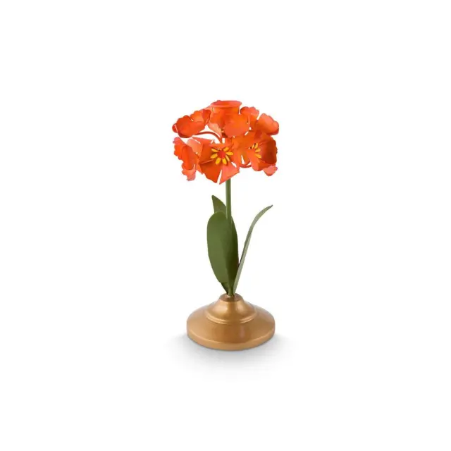 Pip Studio Μεταλλικό Κηροπήγιο / Metal Candle Holder: Orange Flower (22,5cm) 2
