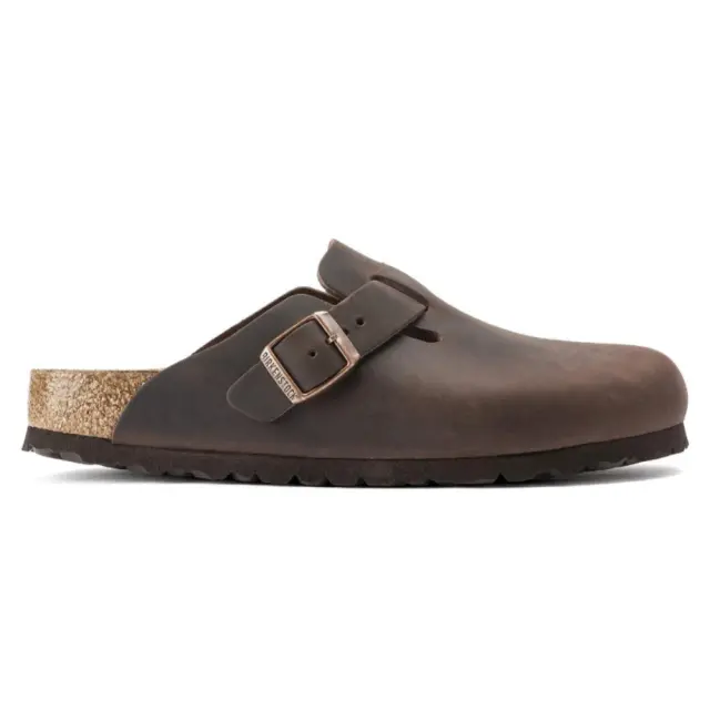 Birkenstock Σαμπώ Επαγγελματικό δέρμα Καφέ BIR/BOSTON 159711 HABANA R - 36