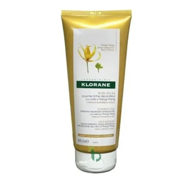 Klorane Sun Radiance Rich Restorative Conditioner Ylang Ylang Wax 200ml