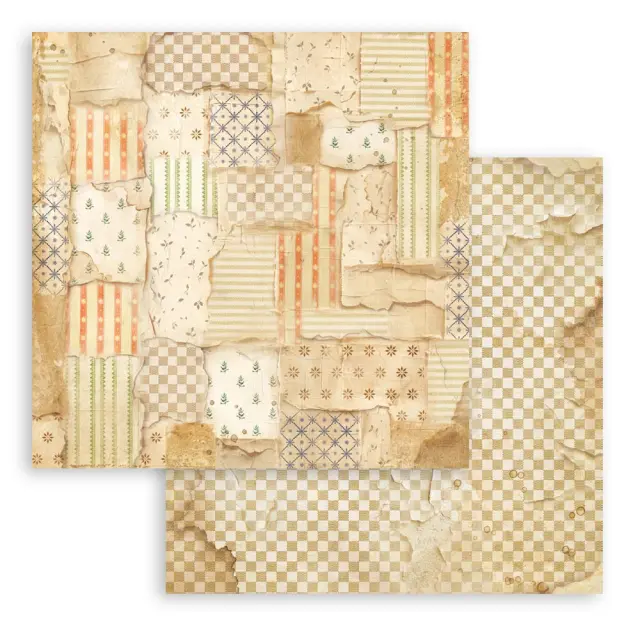 Χαρτιά scrapbooking 10τεμ, 30.5×30.5cm Stamperia, Silent Night, Backgrounds 3