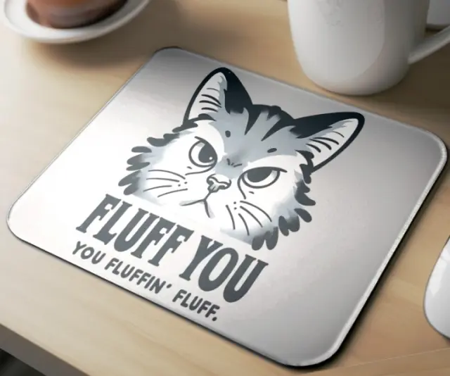 Mousepad cat A19 Διαστάσεις: 22cm(μήκος) x 18cm (ύψος) 2