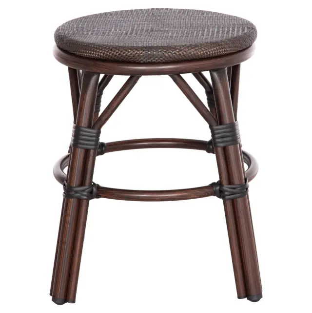 ΣΚΑΜΠΟ ΑΛΟΥΜΙΝΙΟΥ FB96285.01 BAMBOO LOOK ΚΑΦΕ-TEXTILENE ΚΑΦΕ Φ36x46Υεκ. 3