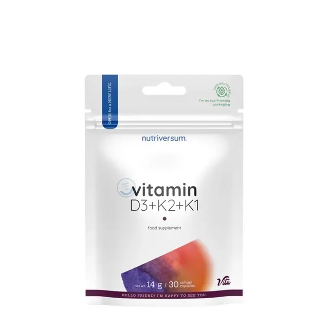 Nutriversum Vitamin D3 + K2 + K1