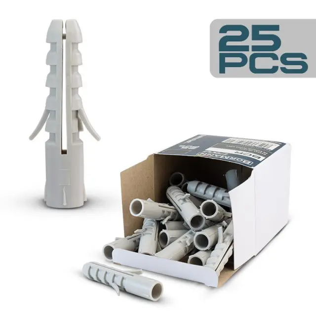 Bormann Pro BCR5164 - Βύσμα νάιλον 14x70 γκρι 25τεμ. (050841)