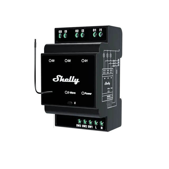 3800235269336 | Shelly Wave PRO 3 - EAN 3800235269336
