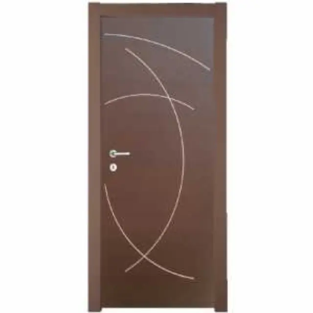 Εσωτερική Πόρτα Wenge με inox ΚΠ 108 2