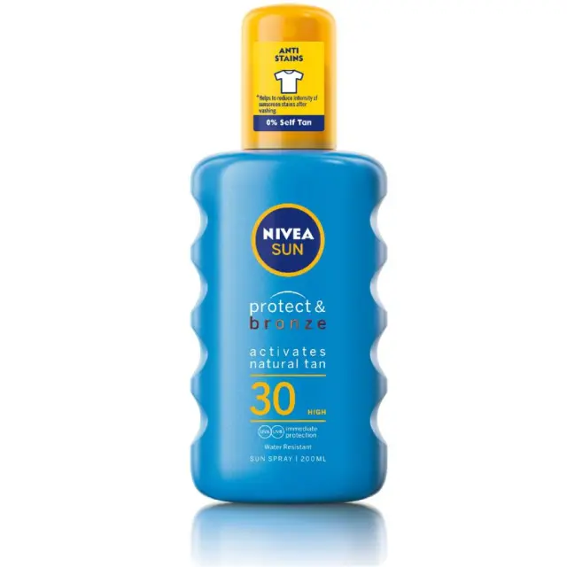 Nivea Sun Protect + Bronze Spray SPF 30, 200ml