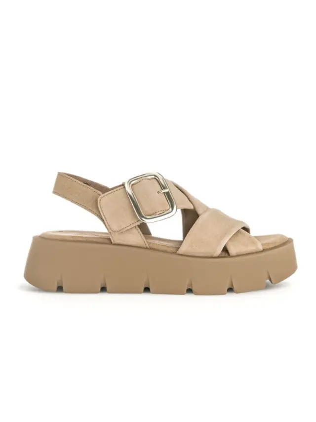 Gabor Πέδιλα Γυναικείο δέρμα Nubuck Καφέ GAB/44752 14-CARAMEL 3