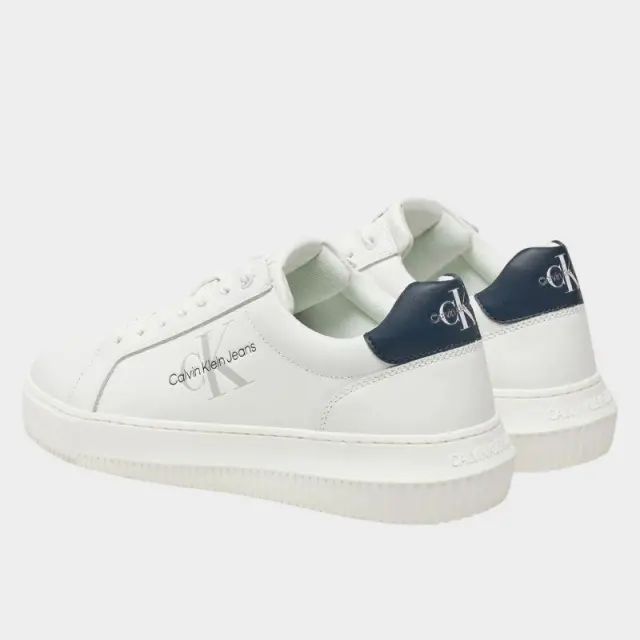 Calvin Klein - Cupsole Mono Lth Ανδρικά Chunky Sneakers YM0YM00681-YAF Λευκό - 45 3