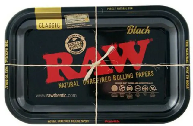 Raw Rolling Tray Δίσκος Small Black (17x27cm)