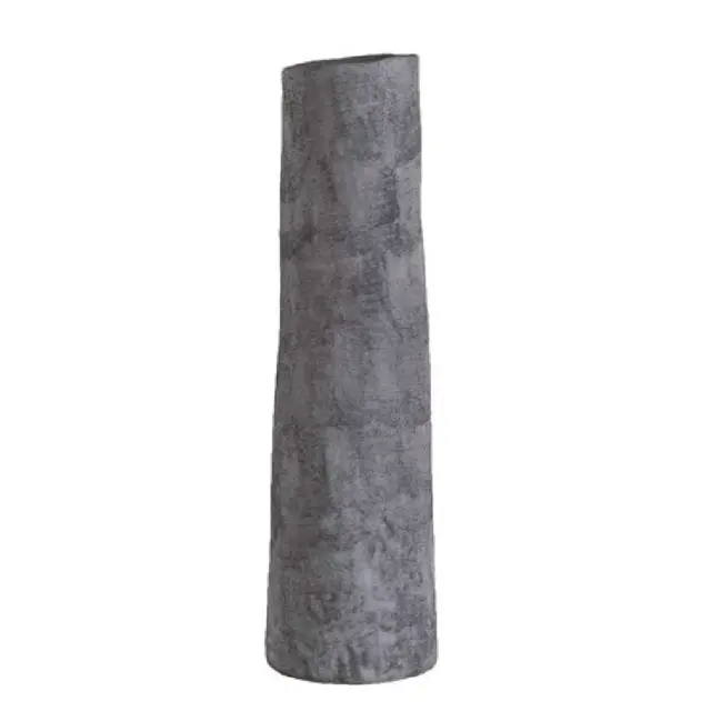 Βάζο κεραμικό γκρι 15,7x15,7x61cm Espiel TOF119