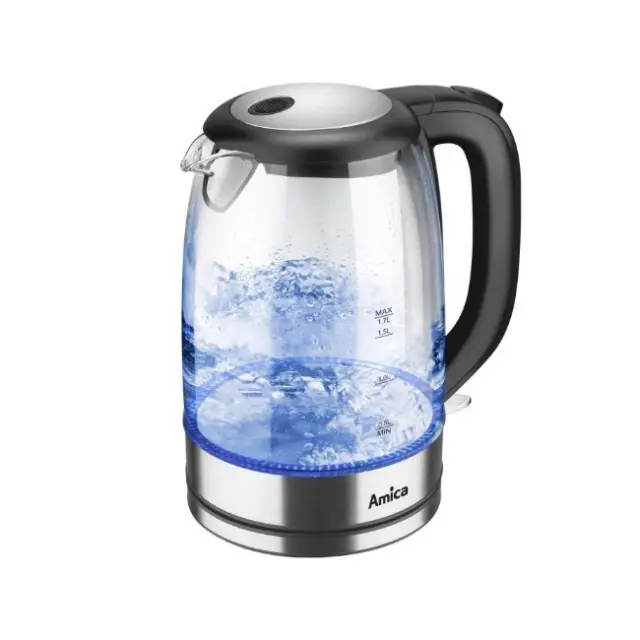 Amica Βραστήρας 1.7L 2200W KD2050G Silver (1194222)