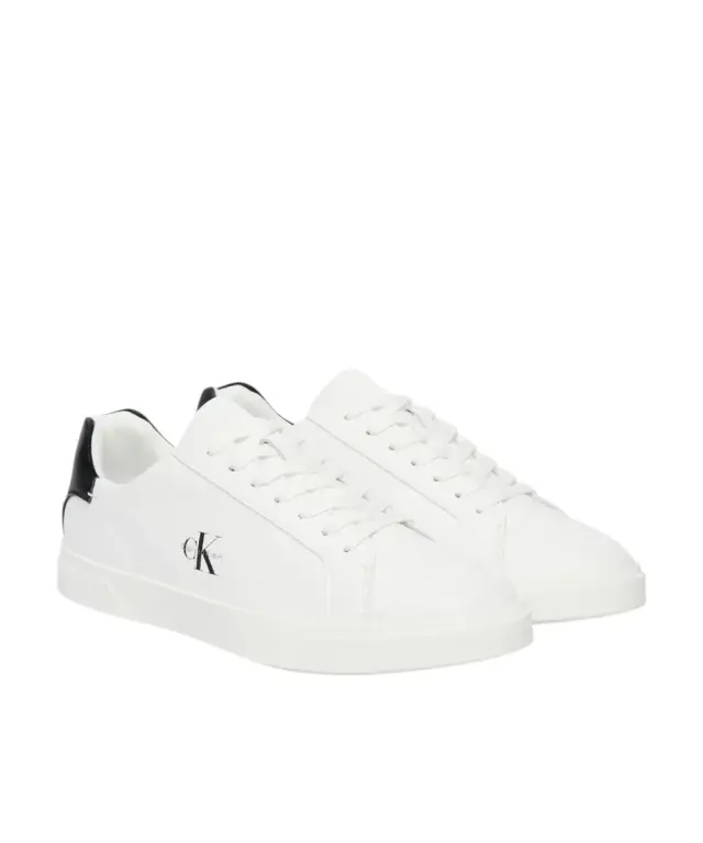 Calvin Klein - Γυναικεία Sneakers Low Pro Cups Lth Ml HW0HW03146-01W Λευκό 2