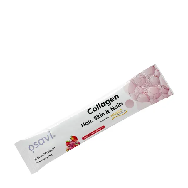 Osavi Collagen Hair, Skin and Nails Rhubarb Strawberry, 1 Sachet