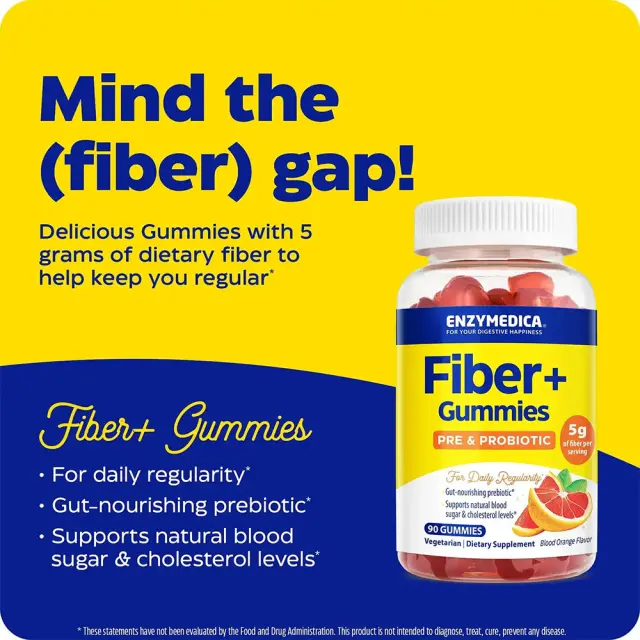 Enzymedica Fiber+ Gummies 3