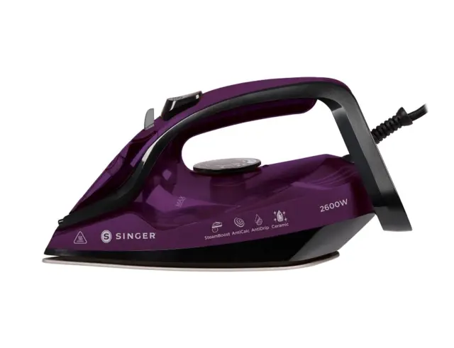 Σίδερο Ατμού Singer STI-1815 με Ισχύ 2600W και Χωρητικότητα Νερού 280mlSTI-1815 2