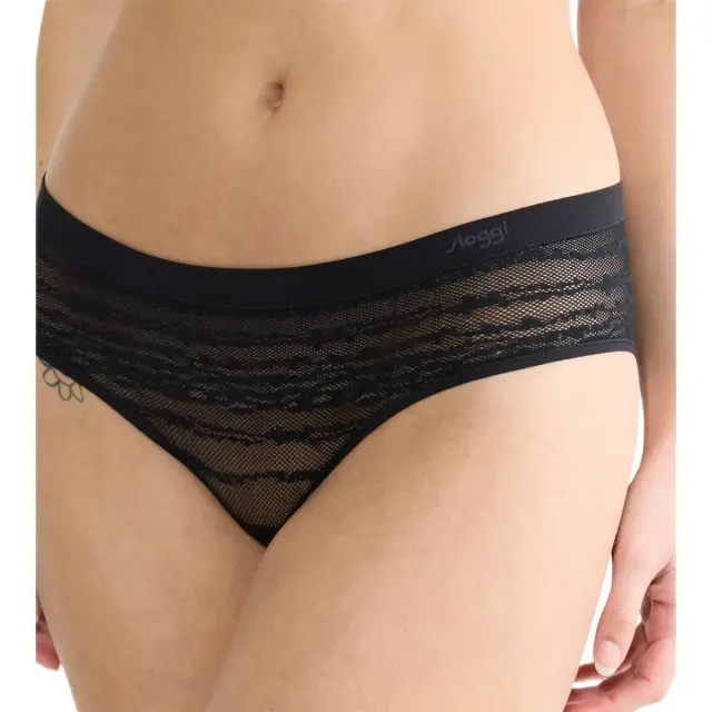 Sloggi Γυναικείο Slip Hipster Free Evolve Lace, Χρώμα Μαύρο - XS-M 3