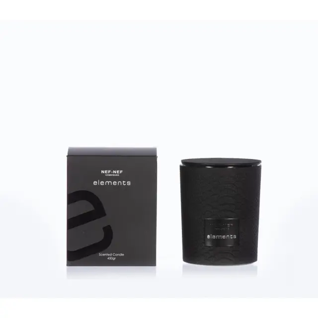 ΑΡΩΜΑΤΙΚΟ ΚΕΡΙ ELEMENTS 25 450gr NEF-NEF HOMEWARE, - BLACK (038583)