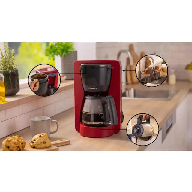 Bosch TKA2M114 coffee maker Manual Drip coffee maker 1.25 L 3