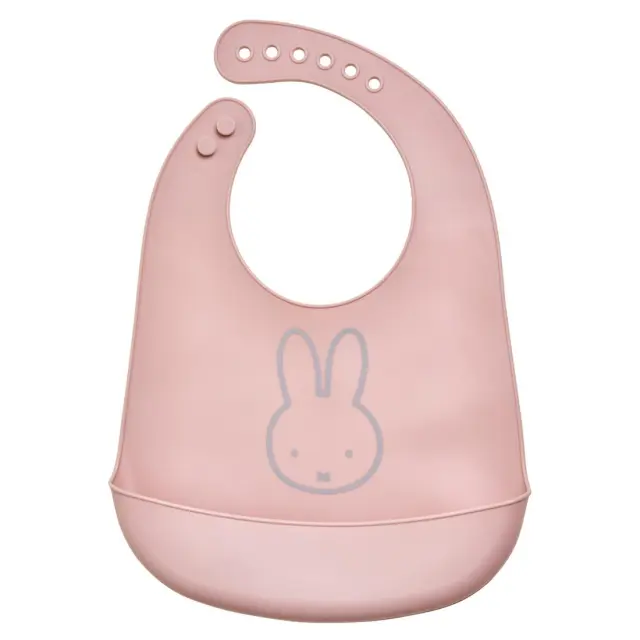 Σαλιάρα Σιλικόνης Miffy Pink KOKO 2