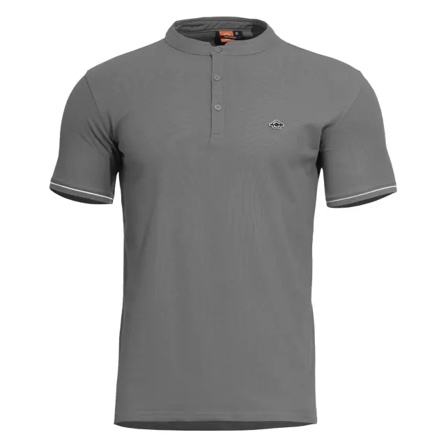 LEVANTES HENLEY SHIRT STRIPES K09025-STR 08WG-Wolf-Grey