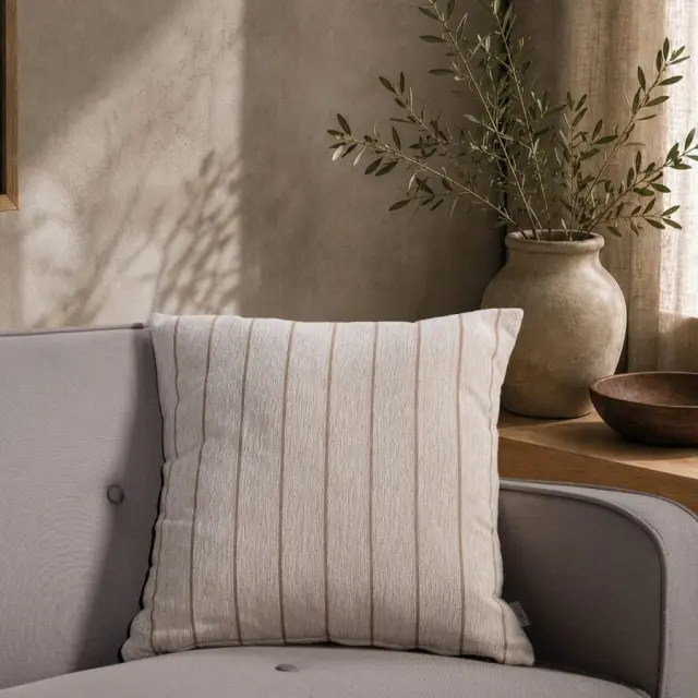 Μαξιλαροθήκη Macon 01 Natural Beige TEORAN 50x50cm
