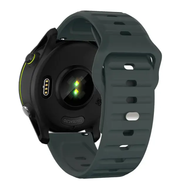 Λουράκι Wave Pattern για Smartwatch 22mm-Dark Green OEM 2