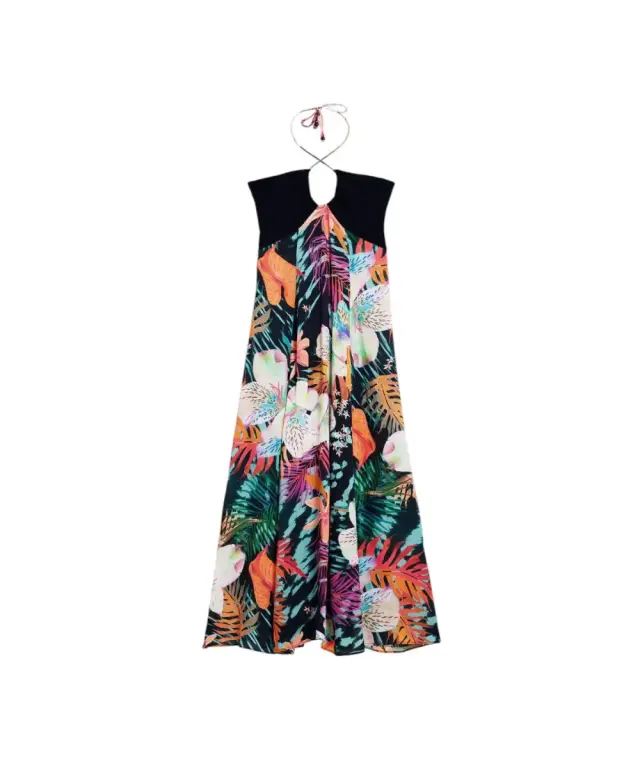 Desigual - Γυναικείο Φόρεμα Swim Daikiri Cord 26SWVW63-2000 Μαύρο - XS