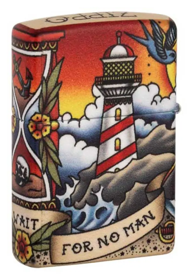 ZIPPO Αναπτήρας - 49532 Nautical Tattoo Design 3