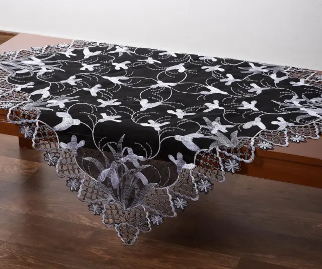 Καρέ (85cm x 85cm) 8215 Μαύρο - -