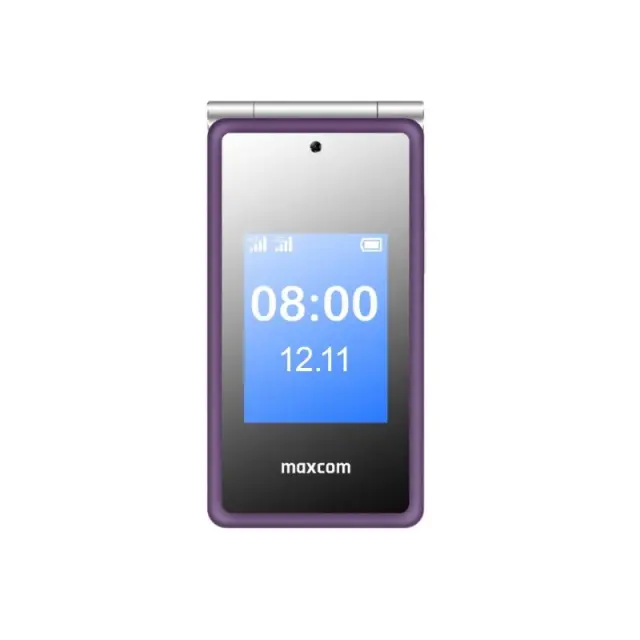 Maxcom MM835 4G (Dual Sim) 3.5"+ 2.4” με Κάμερα, Φακό, Ραδιόφωνο και Πλήκτρο Έκτακτης Ανάγκης Μωβ 2
