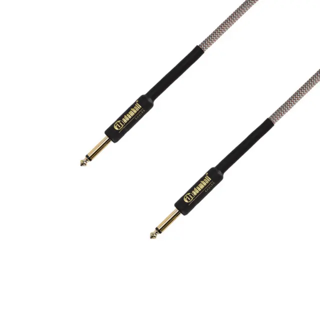 Adam Hall K4IPP0300BRW 4Star Series Καλώδιο Οργάνων 1/4 Mono Jack - 1/4 Mono Jack 3m Gold