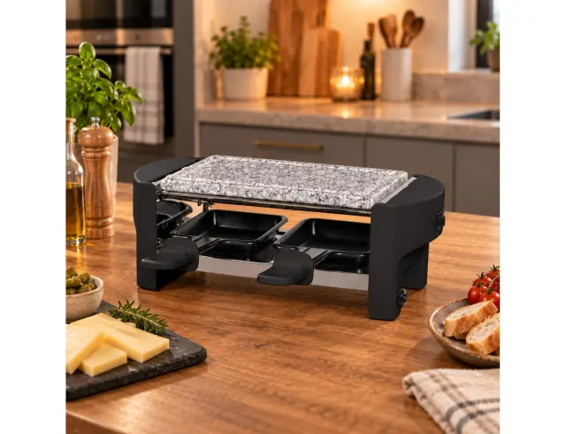 Γκριλιέρα Raclette Livoo DOC369N με ισχύ 320W και επιφάνεια ψησίματος 20x10cm - Black DOC369N