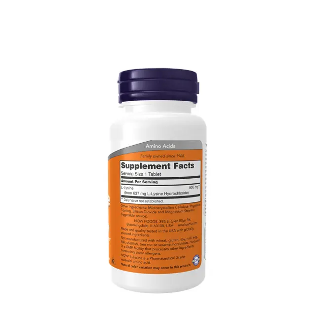 Now Foods L-Lysine 500 mg 2