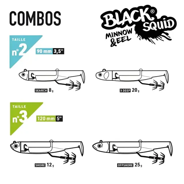 Αρματωσιά Fiiish Black Squid Hook για Καλαμάρια GAM2514 - No3 2