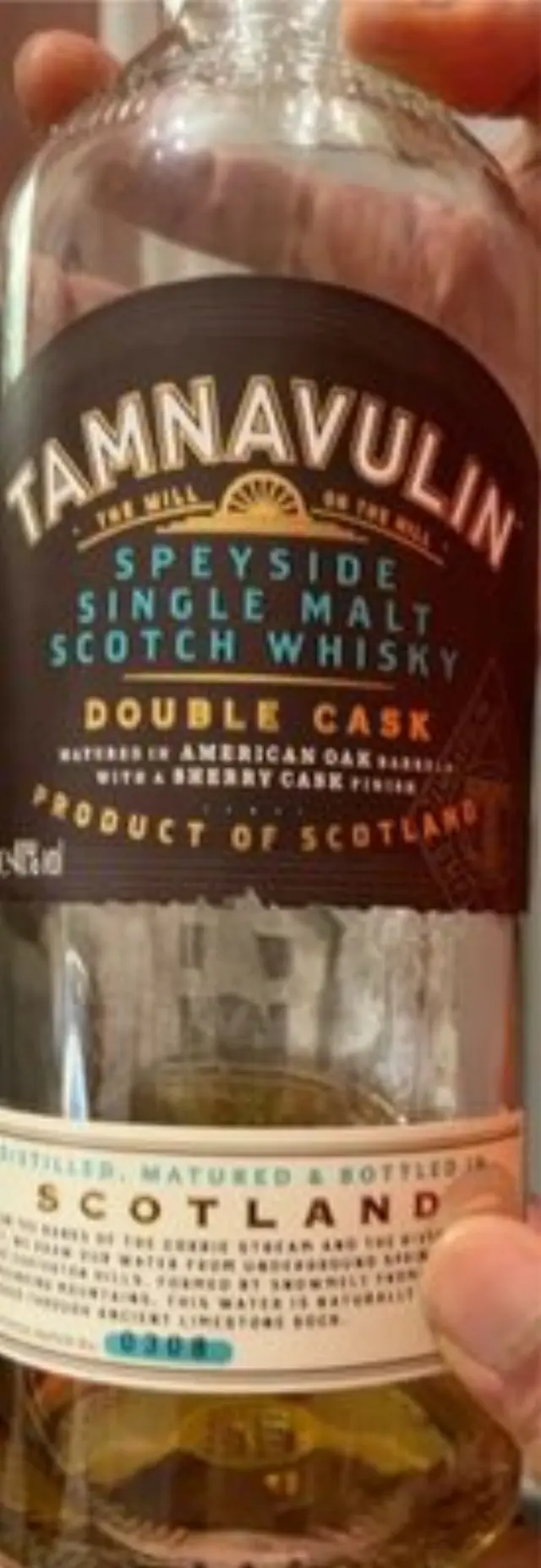 TAMNAVULIN DOUBLE CASK SINGLE MALT WHISKY 700ML