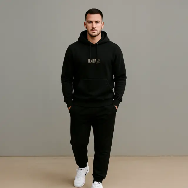 Noshame® Σετ Φόρμα & Φούτερ Μαύρο - 752578 - XXL 2