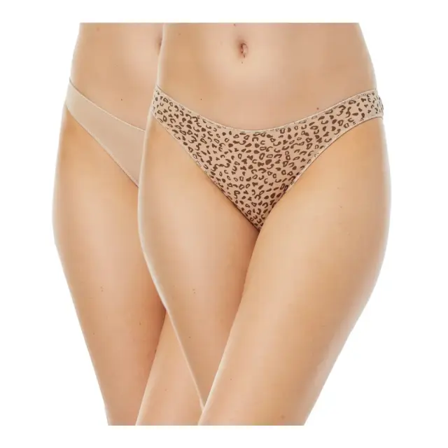 Minerva Γυναικείο Slip Rio Modal Fimelle - Διπλό Πακέτο, Χρώμα Skin-Animal Brown - S